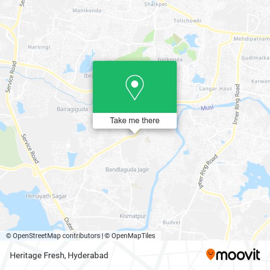 Heritage Fresh map