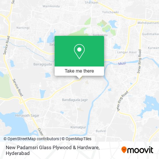 New Padamsri Glass Plywood & Hardware map