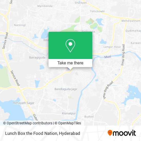 Lunch Box the Food Nation map