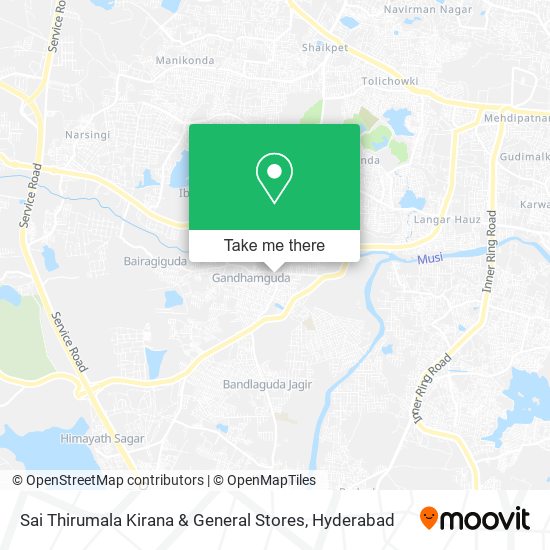 Sai Thirumala Kirana & General Stores map