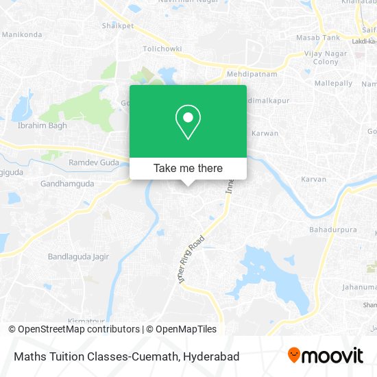 Maths Tuition Classes-Cuemath map