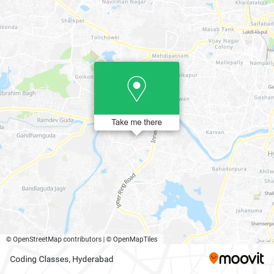 Coding Classes map
