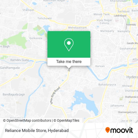 Reliance Mobile Store map