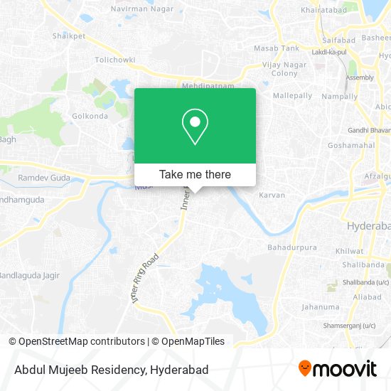 Abdul Mujeeb Residency map