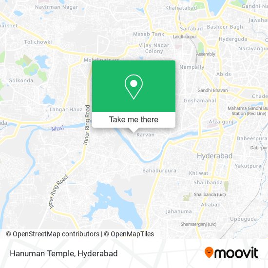 Hanuman Temple map