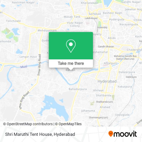 Shri Maruthi Tent House map