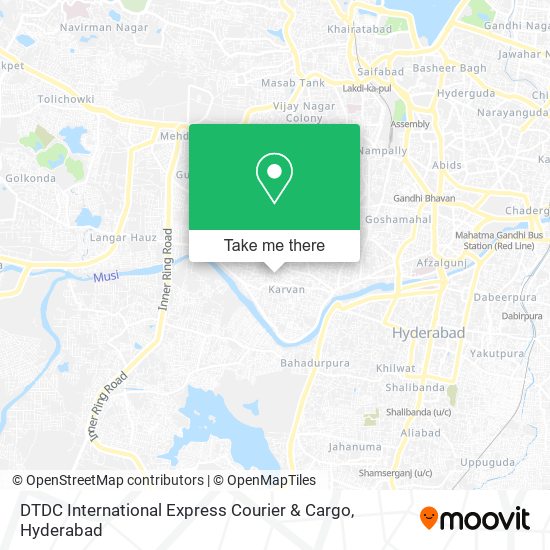 DTDC International Express Courier & Cargo map