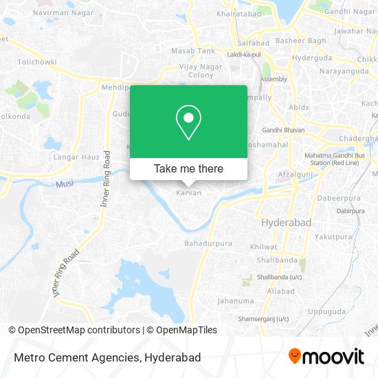 Metro Cement Agencies map