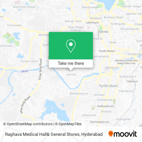 Raghava Medical Hall& General Stores map