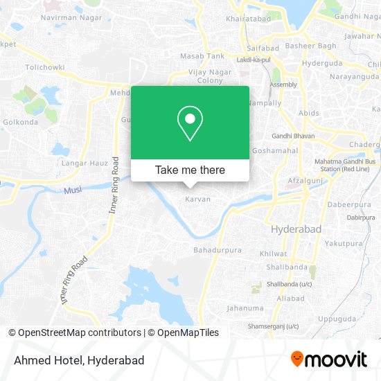 Ahmed Hotel map