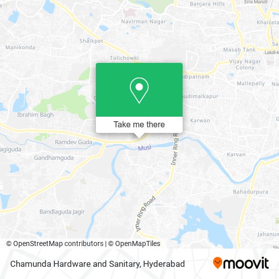 Chamunda Hardware and Sanitary map