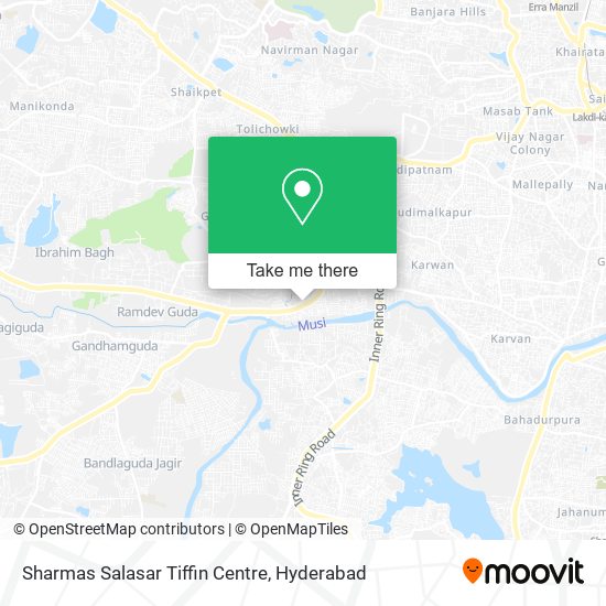 Sharmas Salasar Tiffin Centre map