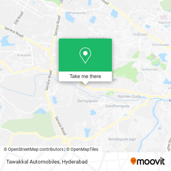 Tawakkal Automobiles map