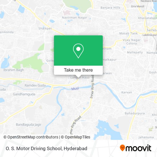 O. S. Motor Driving School map