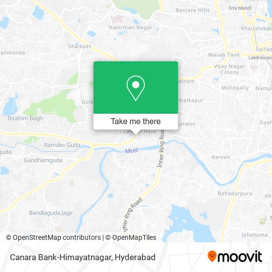 Canara Bank-Himayatnagar map