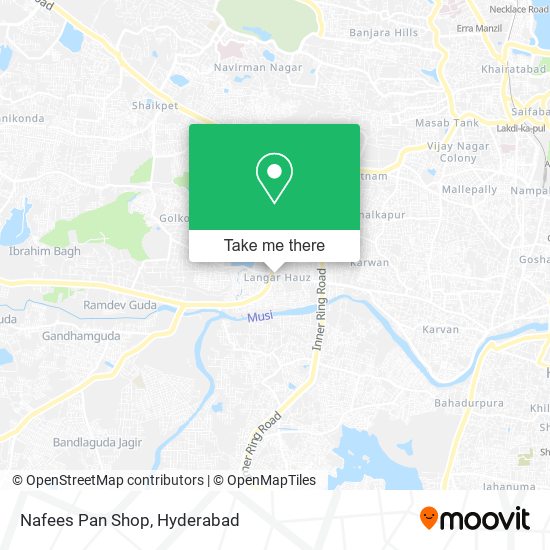 Nafees Pan Shop map