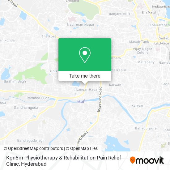 Kgn5m Physiotherapy & Rehabilitation Pain Relief Clinic map