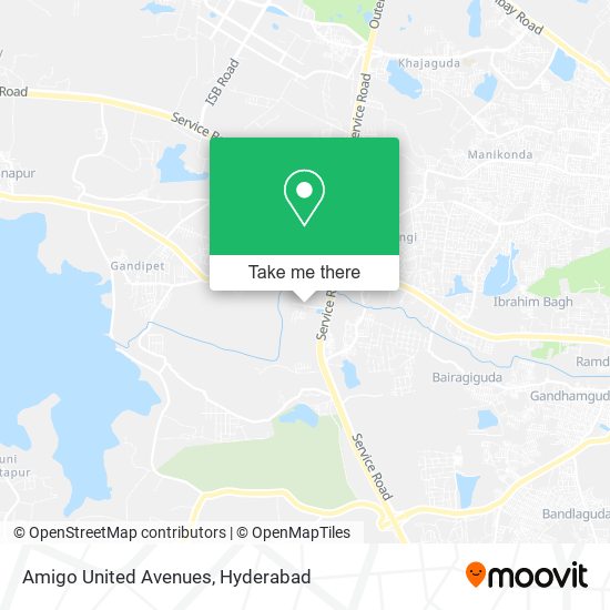 Amigo United Avenues map