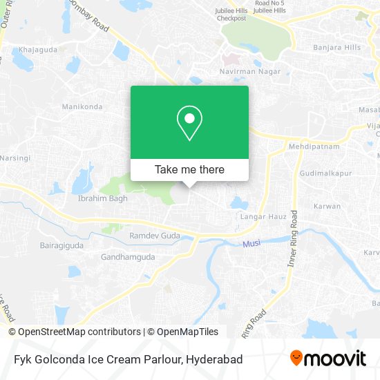 Fyk Golconda Ice Cream Parlour map