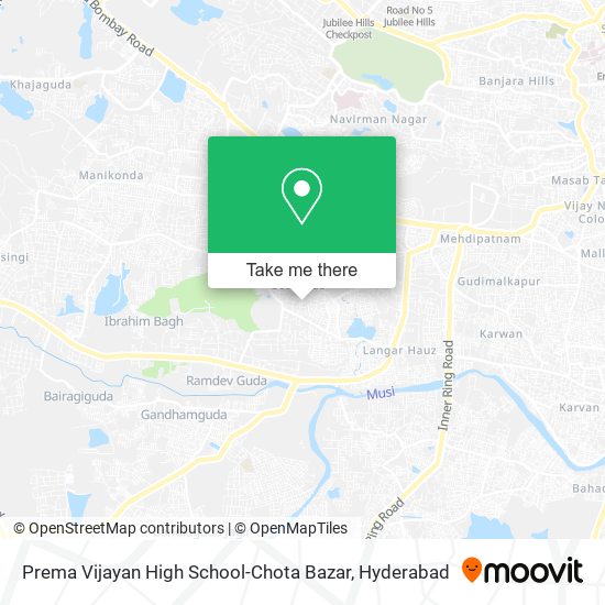 Prema Vijayan High School-Chota Bazar map