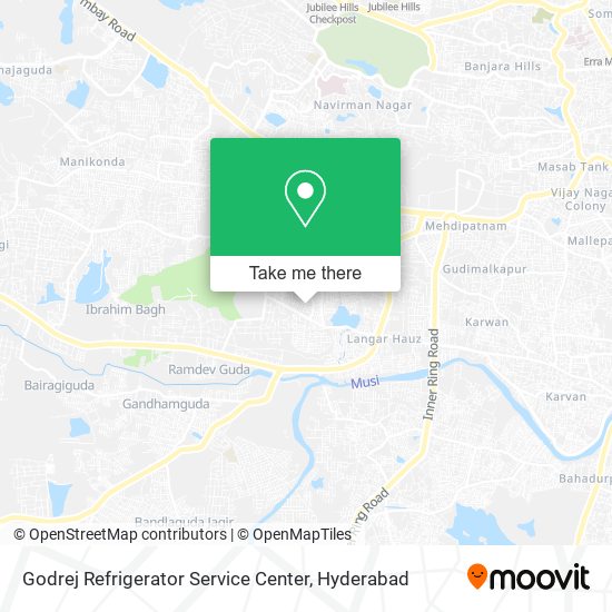 Godrej Refrigerator Service Center map