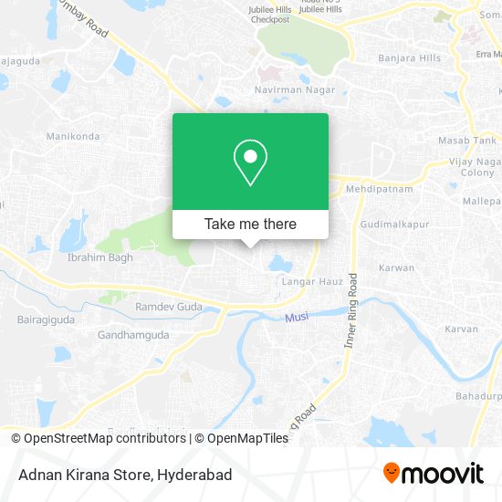 Adnan Kirana Store map