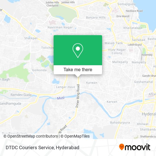 DTDC Couriers Service map