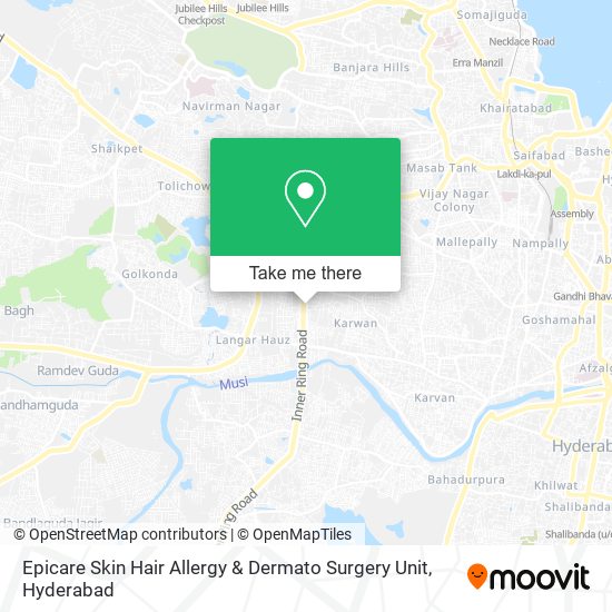 Epicare Skin Hair Allergy & Dermato Surgery Unit map