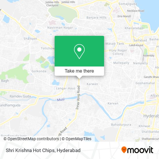 Shri Krishna Hot Chips map