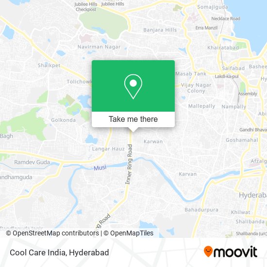 Cool Care India map