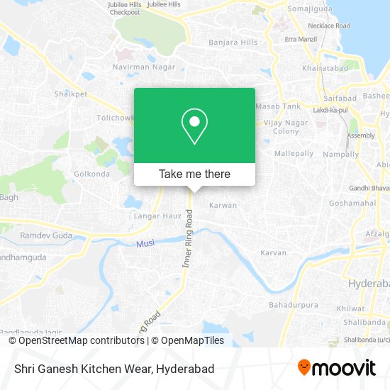 Shri Ganesh Kitchen Wear map