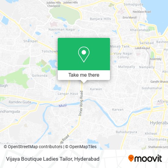 Vijaya Boutique Ladies Tailor map