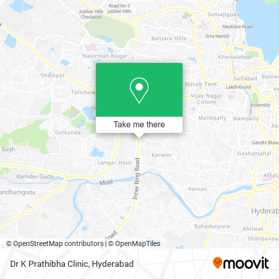 Dr K Prathibha Clinic map