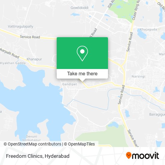 Freedom Clinics map