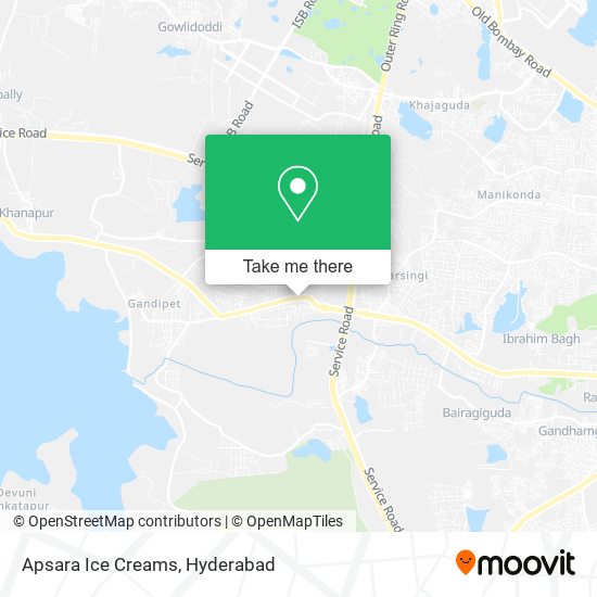 Apsara Ice Creams map