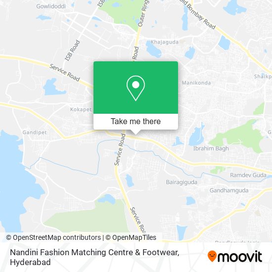 Nandini Fashion Matching Centre & Footwear map