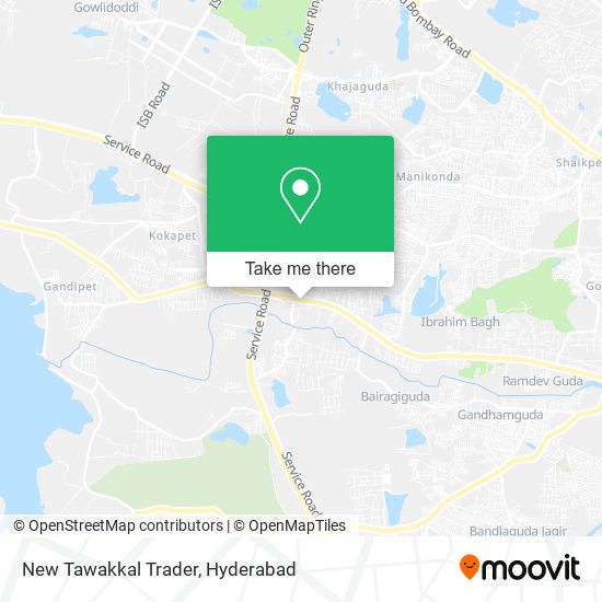 New Tawakkal Trader map