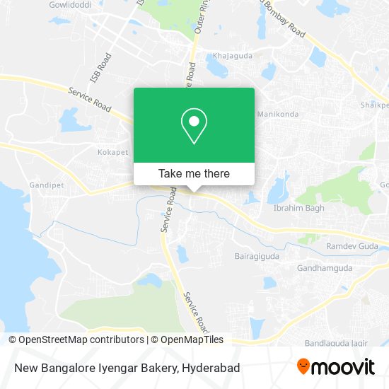 New Bangalore Iyengar Bakery map