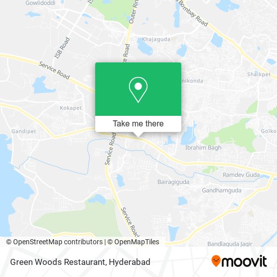 Green Woods Restaurant map