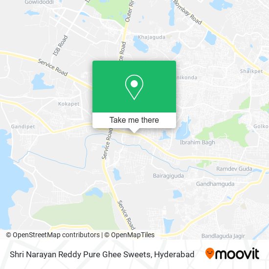 Shri Narayan Reddy Pure Ghee Sweets map