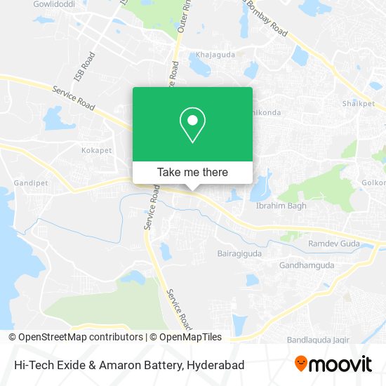 Hi-Tech Exide & Amaron Battery map