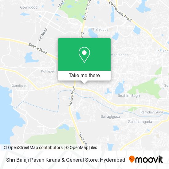 Shri Balaji Pavan Kirana & General Store map