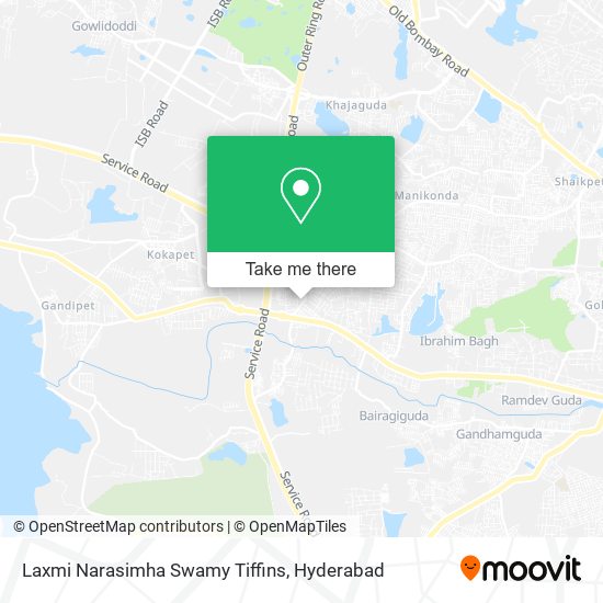 Laxmi Narasimha Swamy Tiffins map