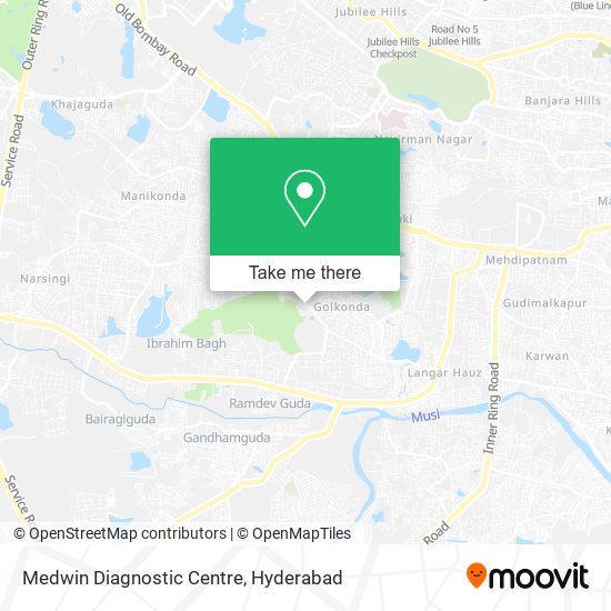 Medwin Diagnostic Centre map