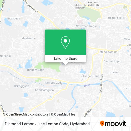 Diamond Lemon Juice Lemon Soda map