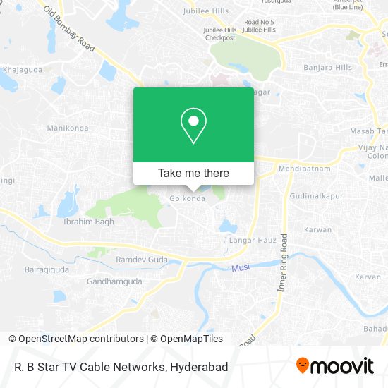 R. B Star TV Cable Networks map