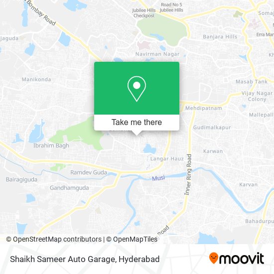 Shaikh Sameer Auto Garage map