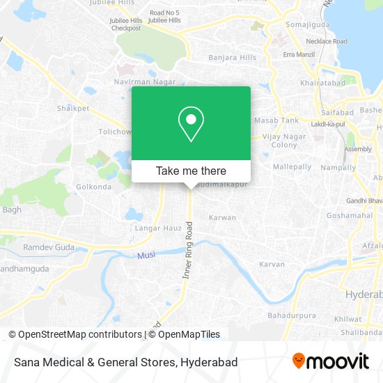 Sana Medical & General Stores map