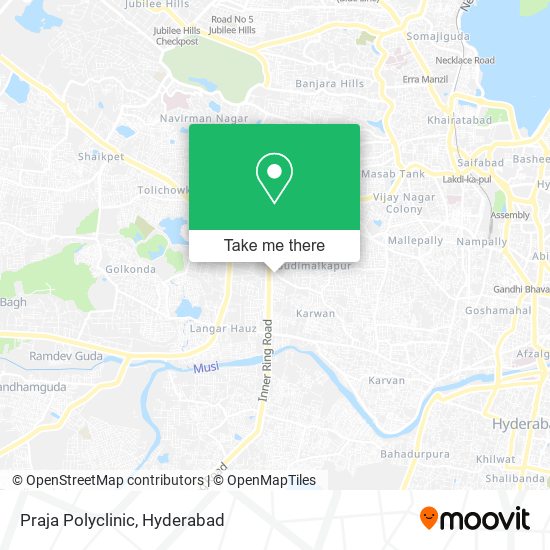 Praja Polyclinic map