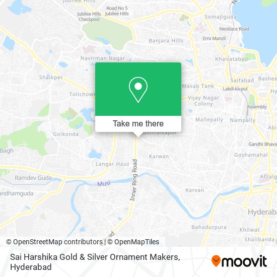 Sai Harshika Gold & Silver Ornament Makers map